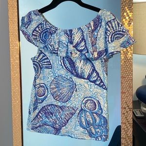 Lilly Pulitzer True Blue Stuffed Shells Top